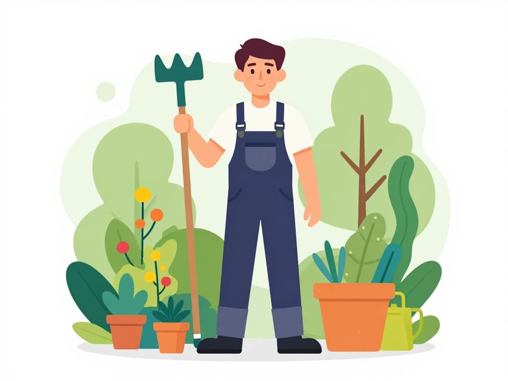 Gardening illustration