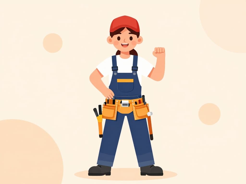 Handyman illustration